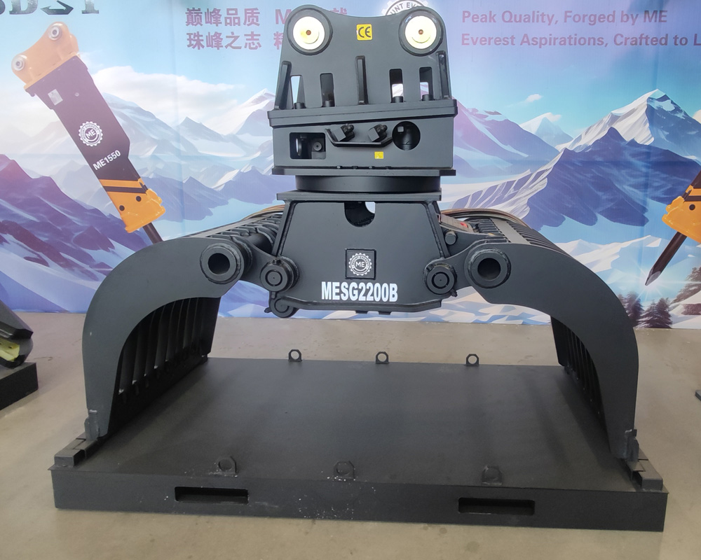 2250mm excavator grapple
